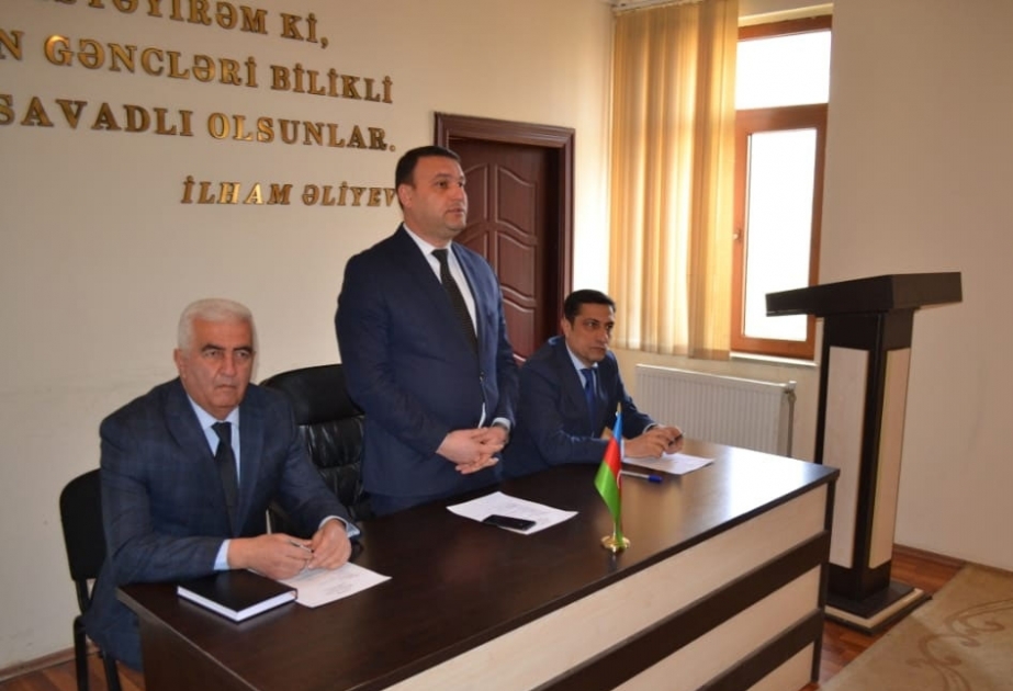 Yevlaxda “Könüllülər yurdu - Azərbaycan” mövzusunda maarifləndirici tədbir keçirilib