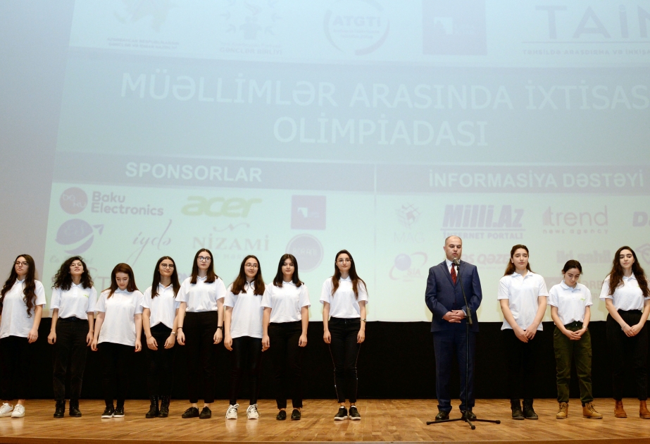 Müəllimlər arasında keçirilən ixtisas olimpiadasının qalibləri mükafatlandırılıb YENİLƏNİB