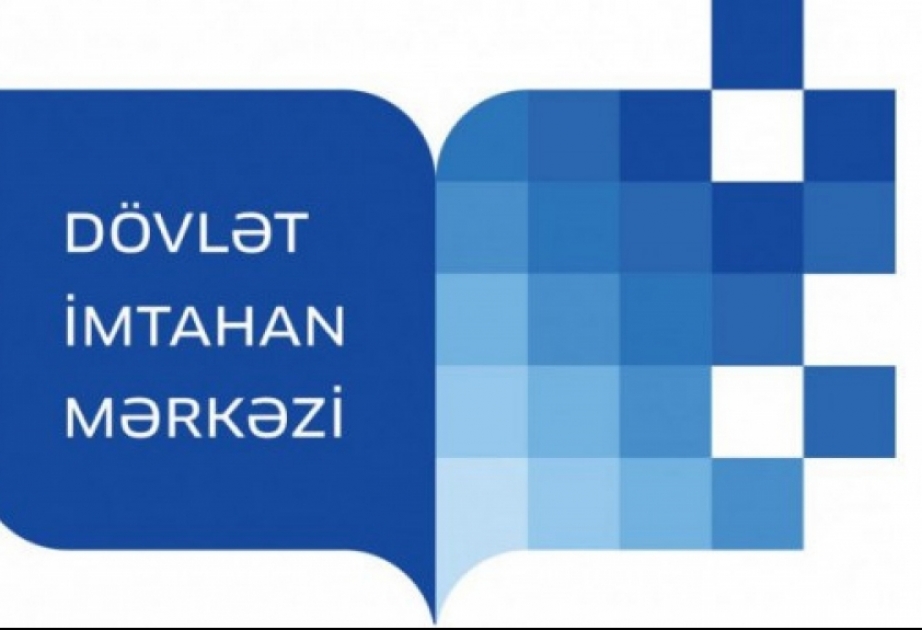 Dövlət İmtahan Mərkəzi: test imtahanında uğur qazanmış namizədlər sertifikatlarını ala bilərlər