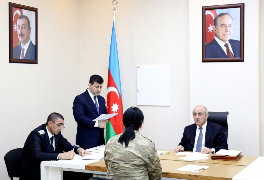 Ədliyyə nazirinin müavini Şəmkirdə vətəndaşların qəbulunu keçirib