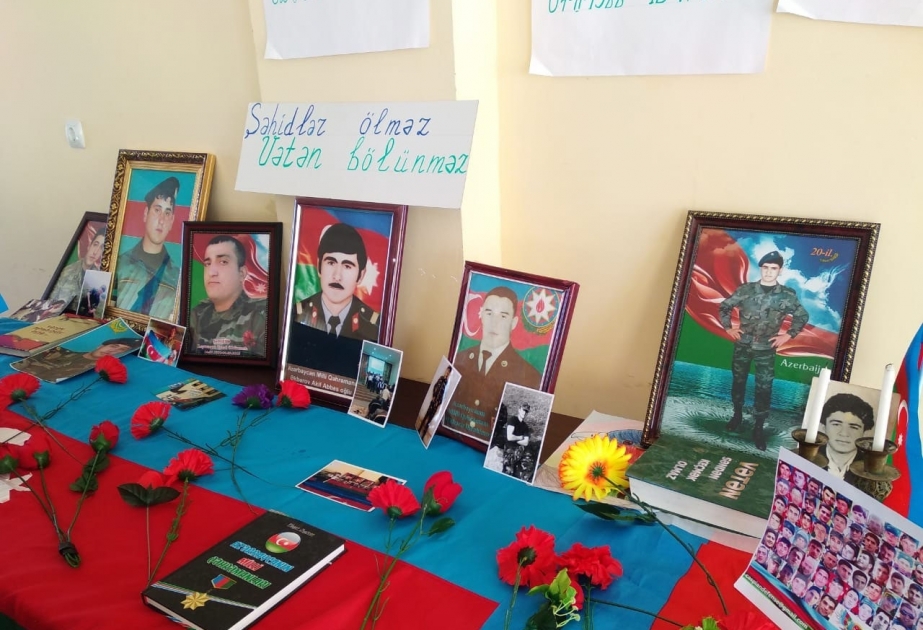 Beyləqan şəhər 2 nömrəli məktəbin yeddinci sinfinə şəhid Tural Əhlimanlının adı verilib