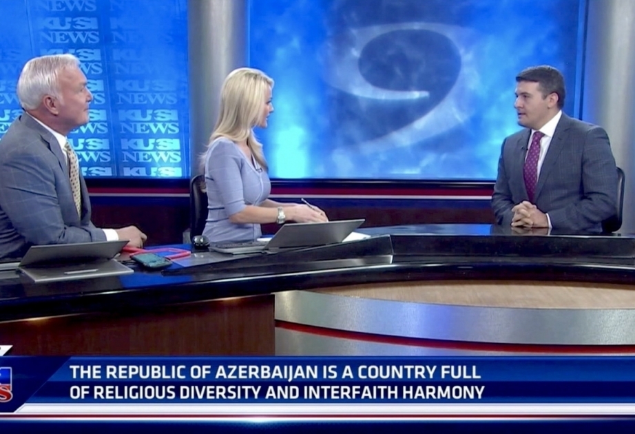 KUSI News播放关于阿塞拜疆的节目