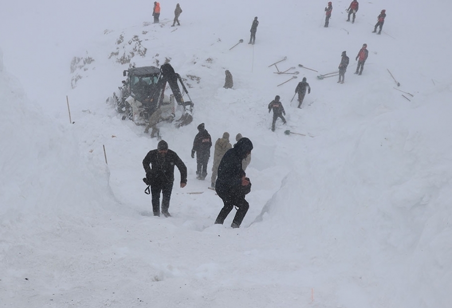 Turkey: Avalanche buries search team, 33 killed