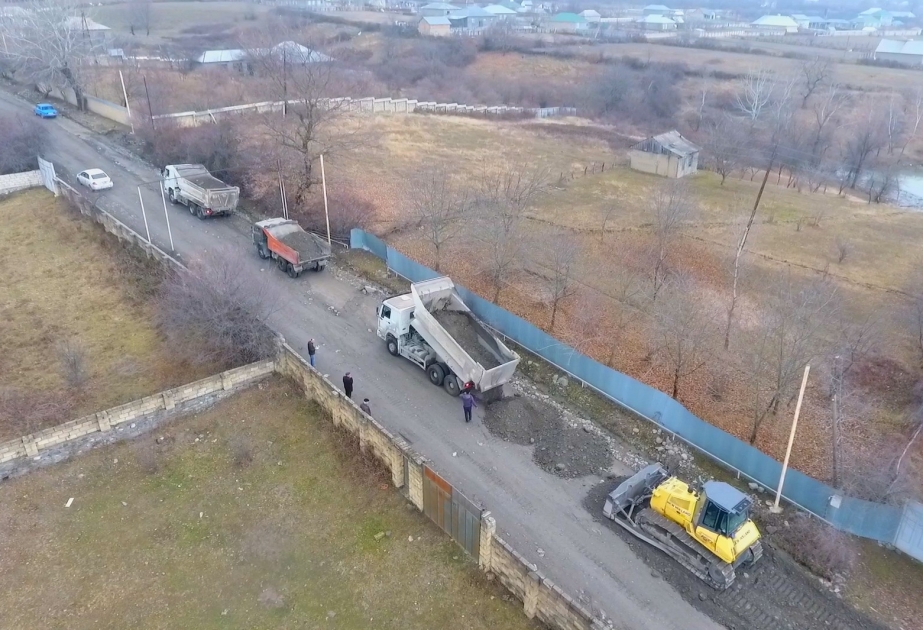 Qəbələdə 28 kilometrlik avtomobil yolu yenidən qurulur