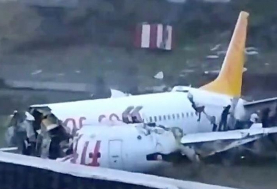 İstanbulda təyyarə qəzasında xəsarət alan 180 nəfərdən 56-sı evə buraxılıb
