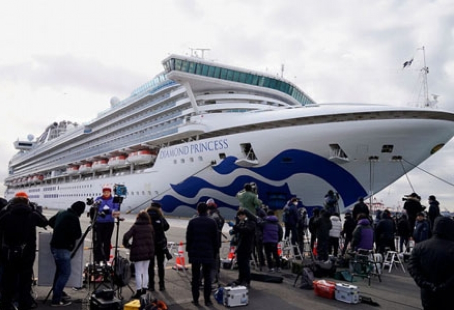 Число зараженных коронавирусом на лайнере Diamond Princess в Японии выросло втрое