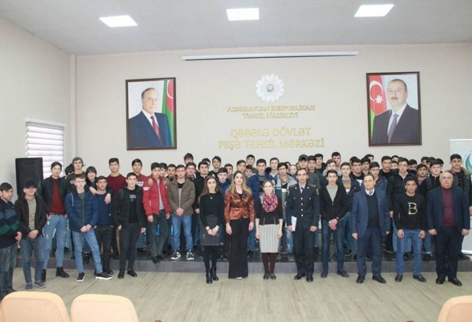 Qəbələ Dövlət Peşə Təhsil Mərkəzində narkomaniyaya dair tədbir keçirilib