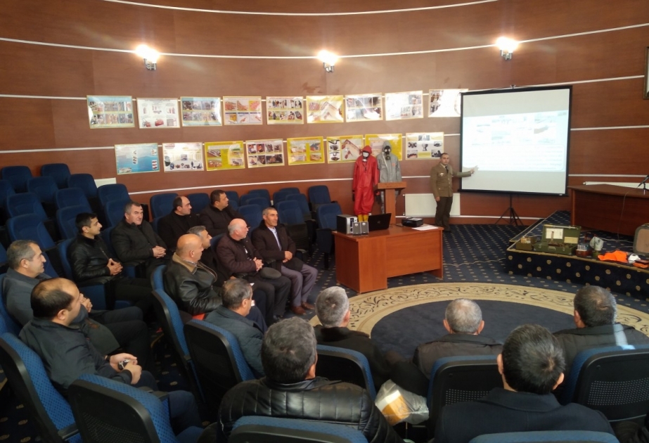 FHN-in Gəncə Regional Mərkəzində mülki müdafiə kursları keçirilib