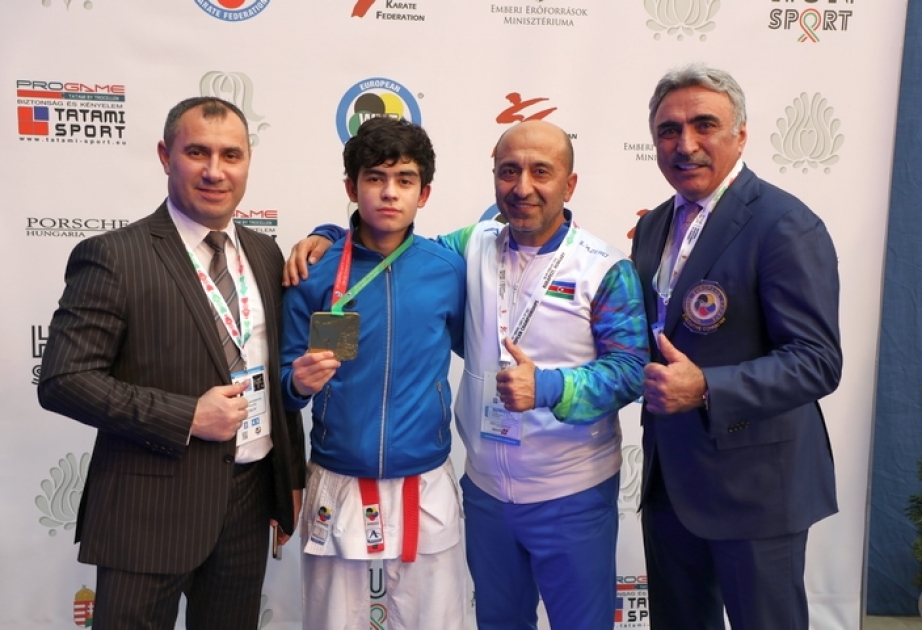 Azərbaycanın yeniyetmə karateçisi Avropa çempionatının qızıl medalını qazanıb VİDEO