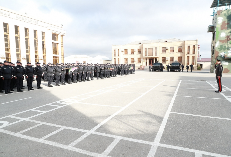 Əlahiddə Çevik Polis Alayı yeni geyim formasına keçib