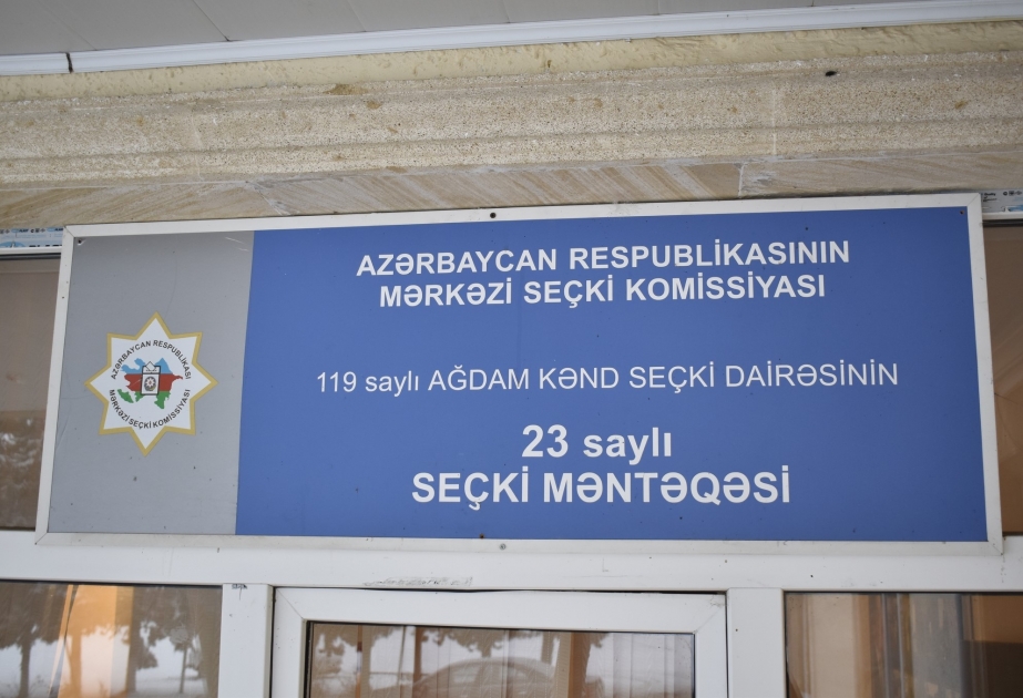 Ağdamda səsvermə seçicilərin fəallığı şəraitində keçir