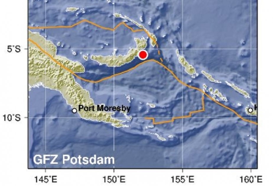 Papua-Yeni Qvineyada 6,2 bal gücündə zəlzələ olub