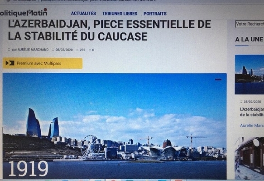 L'Azerbaïdjan, pièce essentielle de la stabilité du Caucase