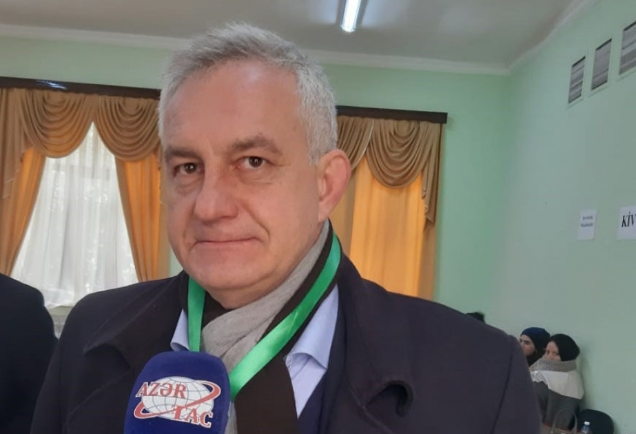 Almaniyalı müşahidəçi: Məntəqələrdə heç bir qanun pozuntusu ilə rastlaşmadım