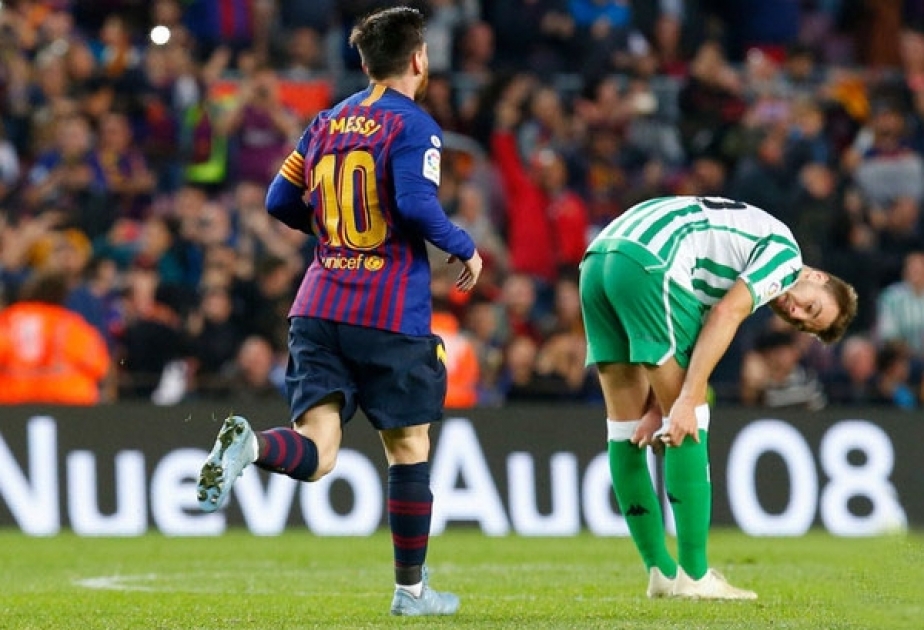 "Барселона" победила "Бетис" в чемпионате Испании по футболу