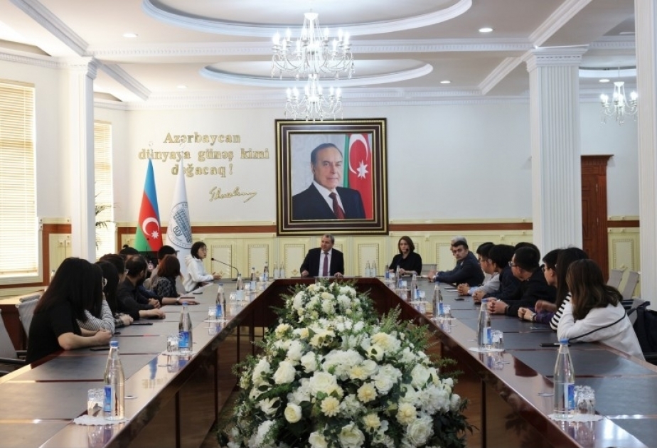 巴库国立大学举办外国留学生见面会