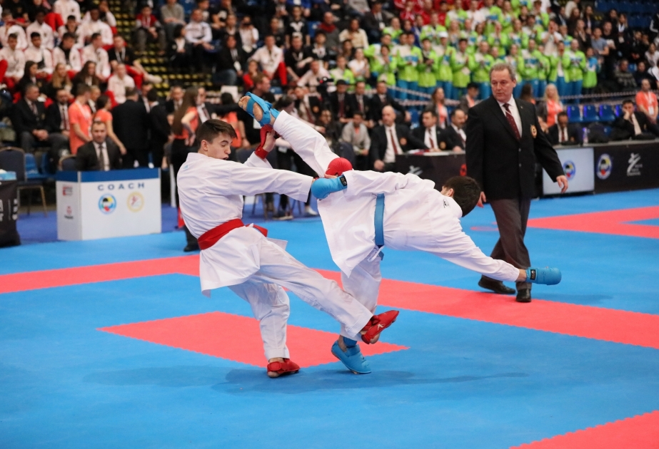 Azerbaijani karate fighters take 8 medals at European Championships VIDEO