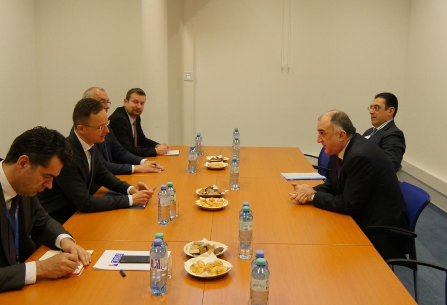 Canciller azerbaiyano mantuvo una reunión con su homólogo húngaro en Viena