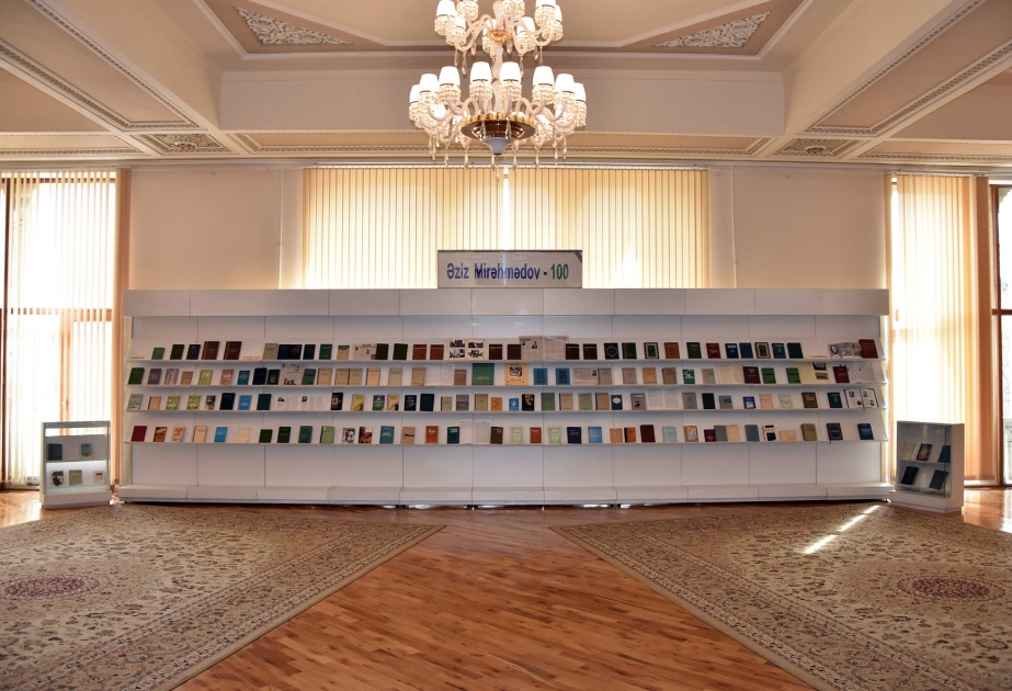 Milli Kitabxanada “Əziz Mirəhmədov – 100” adlı kitab sərgisi açılıb