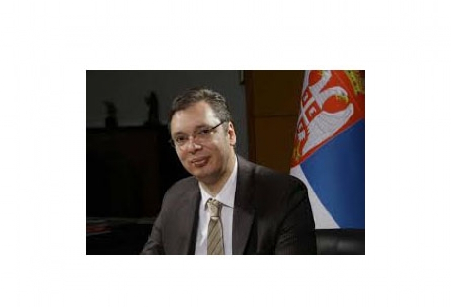 El Presidente de Serbia Aleksandar Vučić ha felicitado al Presidente Ilham Aliyev