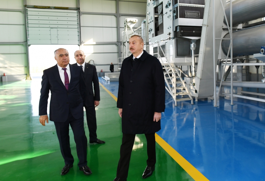 Kürdəmirdə “Qlobal Aqro” MMC-nin aqroparkının açılışı olub YENİLƏNİB VİDEO