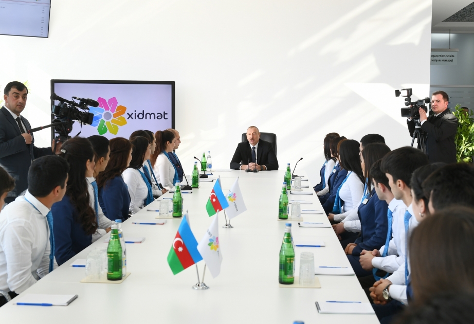 Kürdəmirdə “ASAN xidmət” mərkəzi istifadəyə verilib  Prezident İlham Əliyev açılış mərasimində iştirak edib YENİLƏNİB VİDEO