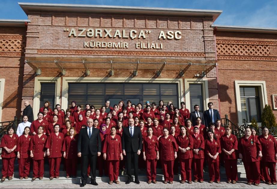 Inauguration de la filiale de Kurdémir de la Société « Azerkhaltcha » VIDEO