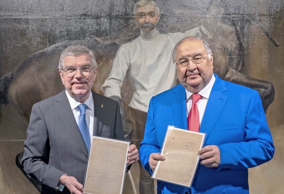 Pierre de Coubertin`s historic manuscript finds its home at Olympic Museum in Lausanne