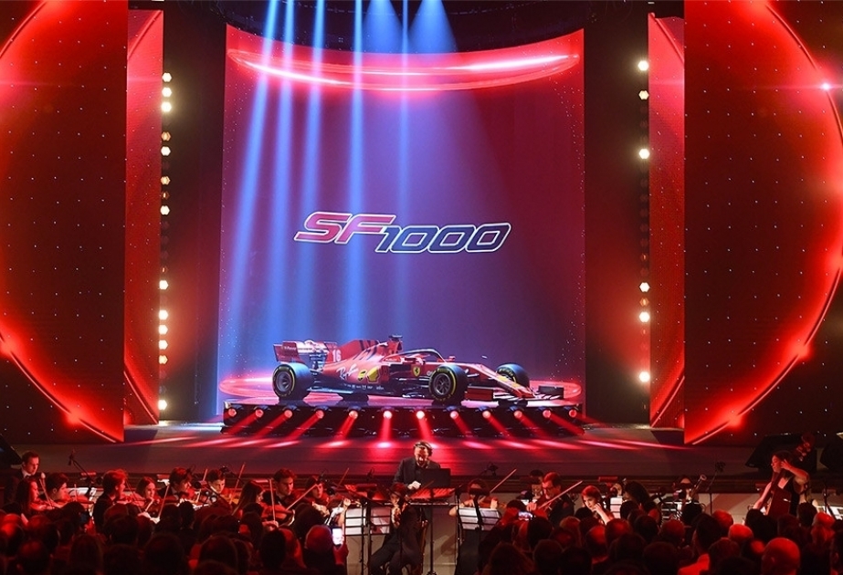 Ferrari show off new SF1000 car with a touch of theater