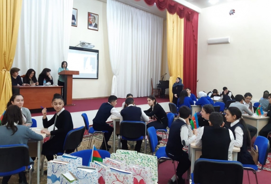Sumqayıtda məktəblilər arasında bilik yarışması keçirilib