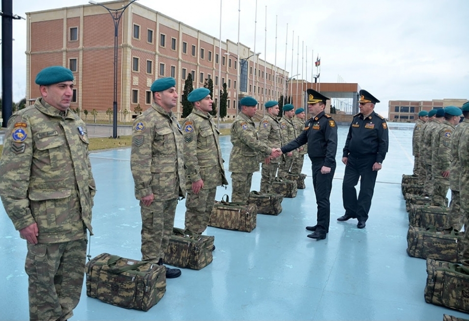 Grupo de personal de mantenimiento de la paz de Azerbaiyán regresó del Afganistán