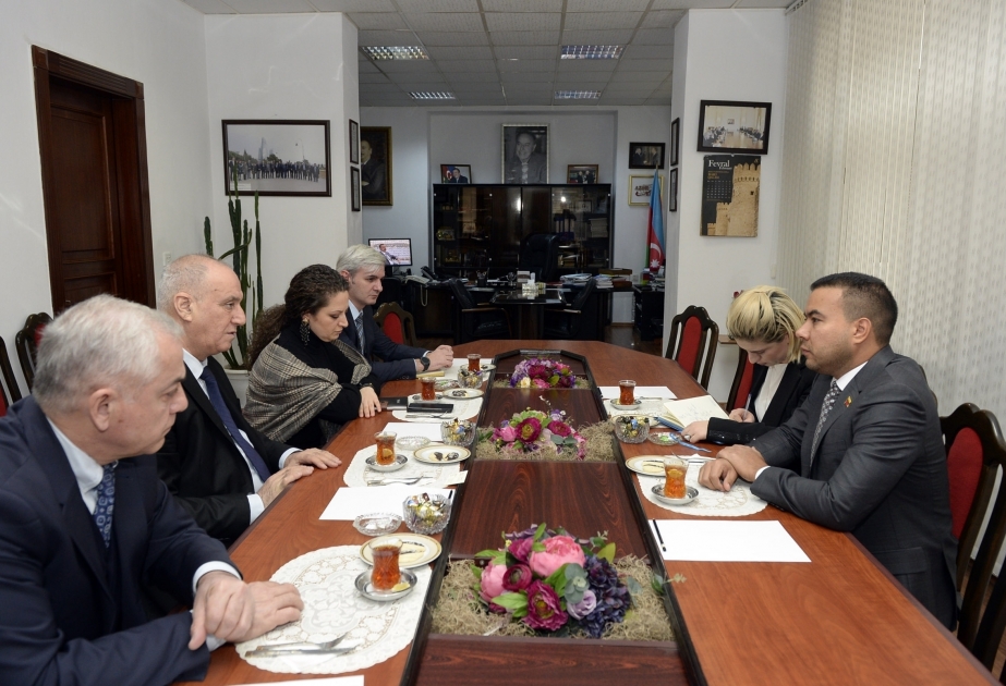 Venezuelan Ambassador to Azerbaijan visits AZERTAC VIDEO
