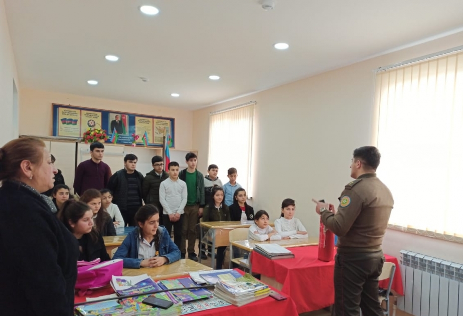 Fövqəladə Hallar Nazirliyinin Dövlət Yanğın Nəzarəti Xidməti maarifləndirmə tədbirlərini davam etdirir