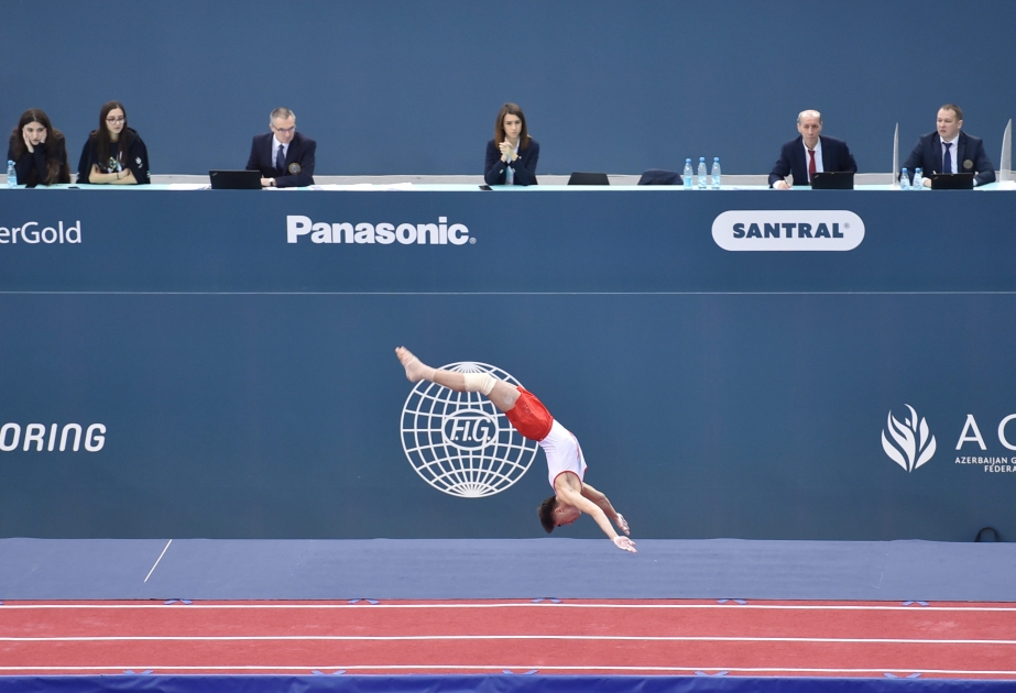 Bakıda batut gimnastikası və tamblinq üzrə dünya kuboku yarışlarına start verilib VİDEO