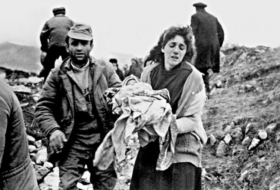 Fotoausstellung zum Völkermord von Chodschali in Istanbul