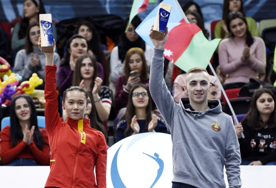 Belarus və Çin batutçularına “AGF Trophy” kuboku təqdim edilib