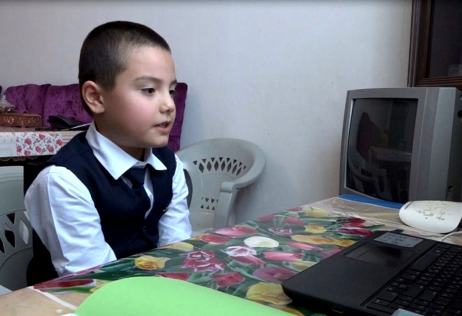 Naxçıvanda daha bir uşaq distant tədrisə cəlb olunub