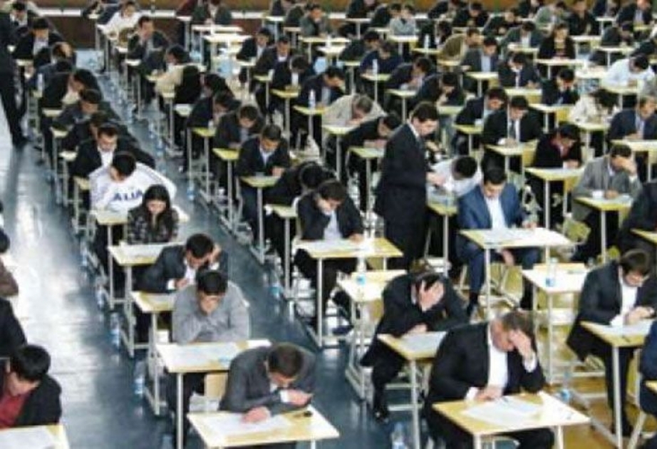İnzibati vəzifələr üzrə dövlət qulluğuna qəbul üçün keçirilən test imtahanının nəticələri açıqlanıb