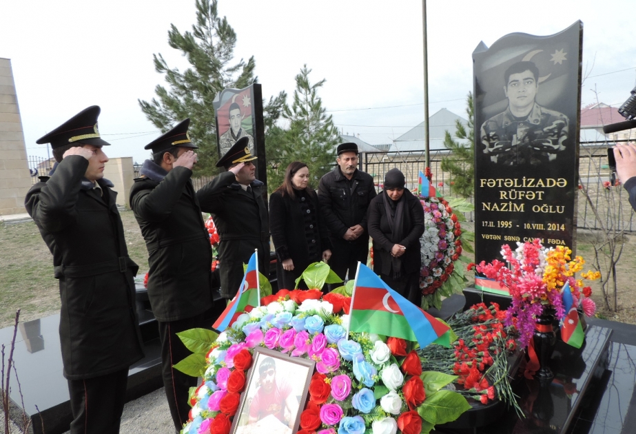 Ağsuda şəhidin xatirəsi ehtiramla yad olunub