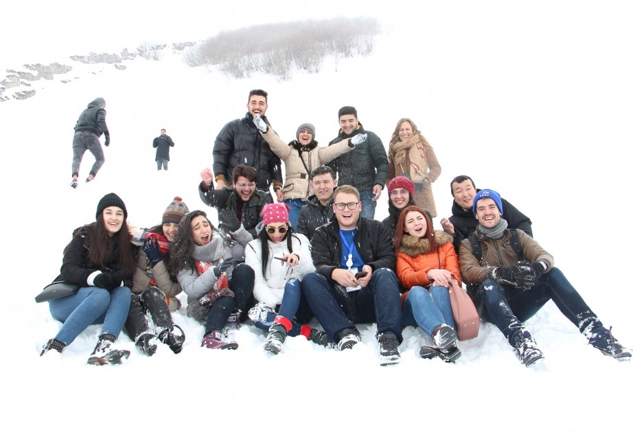 Beynəlxalq Multikulturalizm Qış Məktəbinin iştirakçıları “Şahdağ” Turizm Mərkəzində