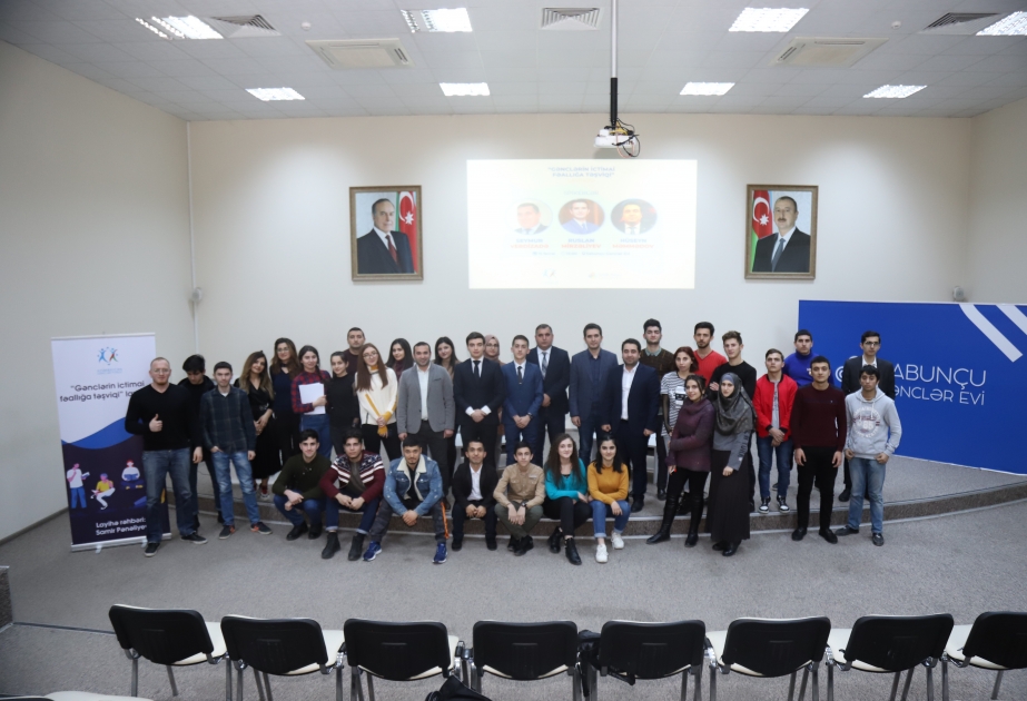 Gənclərin ictimai fəallığa təşviq olunmasına dair layihənin icrası davam etdirilir