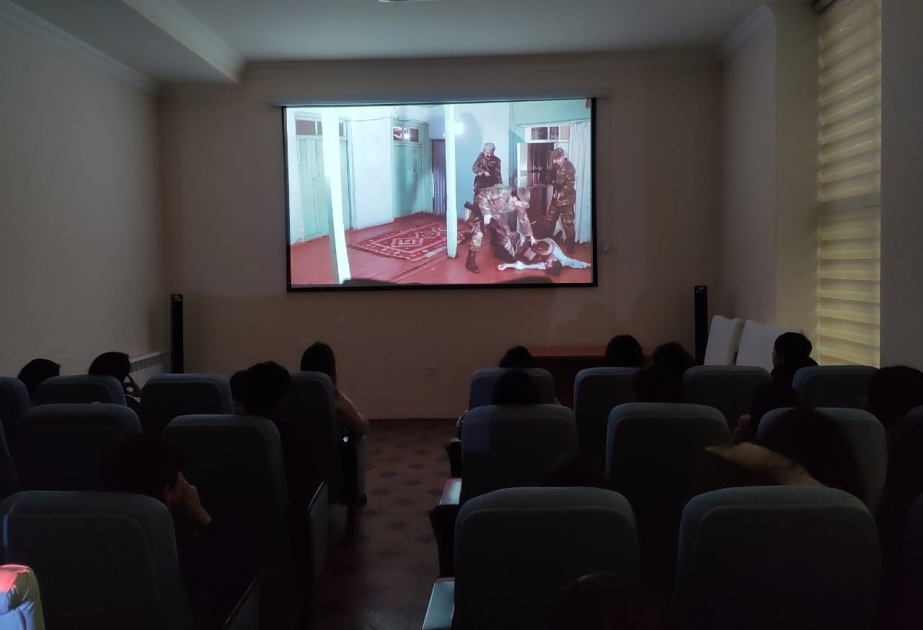 Masallıda “Xocalı qətliamı” filminin nümayişi olub