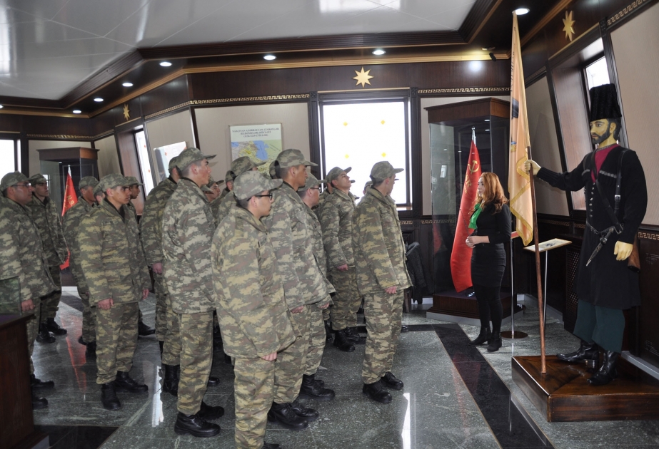 Kursant və əsgərlər muxtar respublikanın tarixi-mədəni abidələrində və muzeylərində olublar