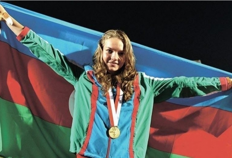 阿塞拜疆女子三级跳远选手在伊斯坦布尔杯大赛上斩获铜牌