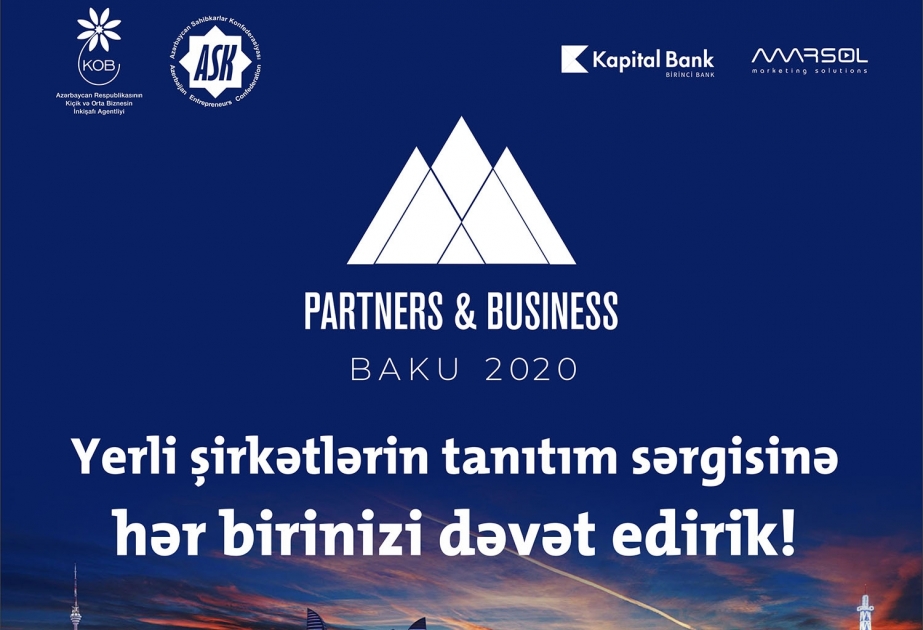 Yerli şirkətlərin məhsullarından ibarət sərgi keçiriləcək