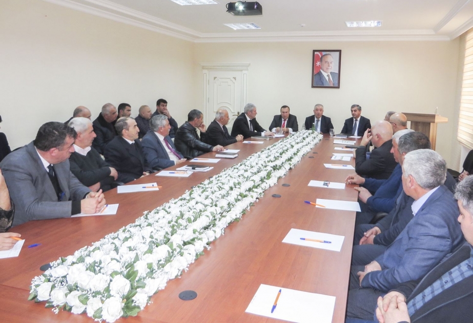 Şəkidə “Tütün istehsalının mövcud vəziyyəti və qarşıda duran vəzifələr” mövzusunda iclas keçirilib