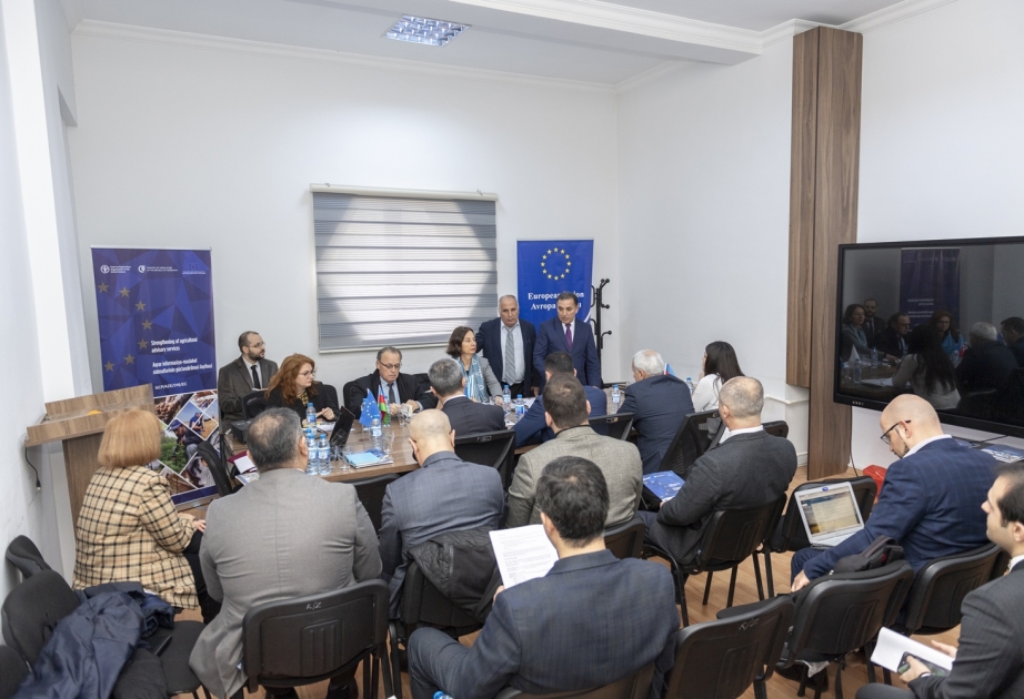 Avropa İttifaqı və FAO Azərbaycanda aqrar məsləhət xidmətlərinin gücləndirilməsi üzrə iki illik layihə həyata keçirəcəklər