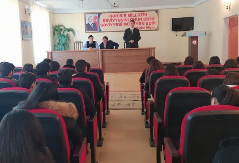 Ağcabədidə istedadlı və yaradıcı gənclərin toplantısı keçirilib