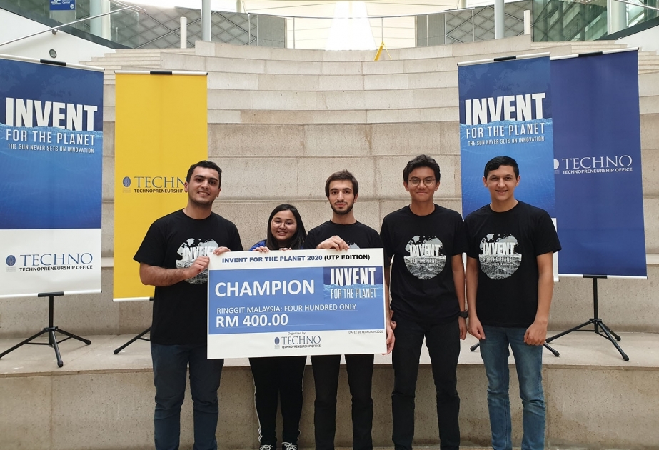 Estudiantes de la Escuela Superior de Petróleo de Bakú ganan el concurso internacional de innovación en Malasia