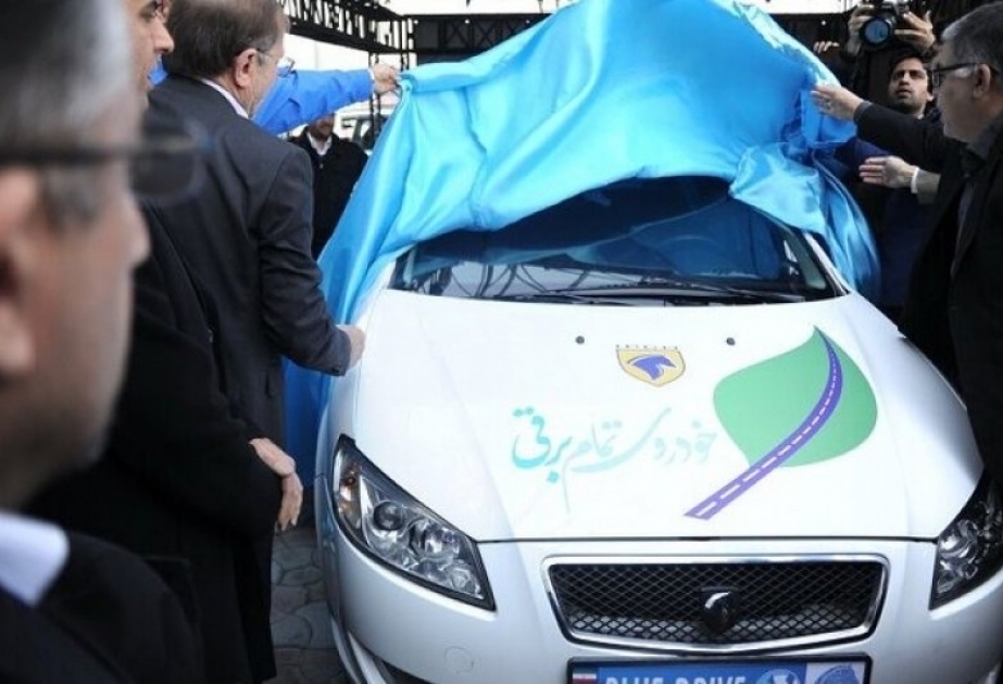 Irankhodro Powertrain Company unveils 1st all-electric car 'RANA'